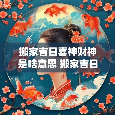 搬家吉日喜神财神是啥意思 搬家吉日冲属相是什么意思