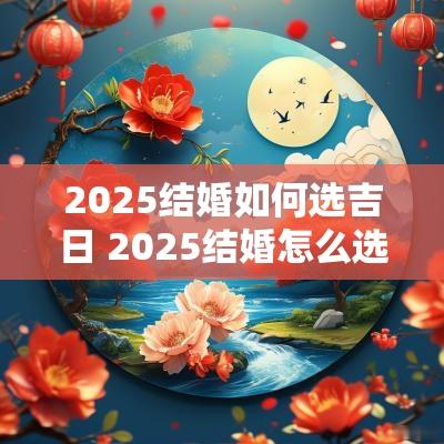 2026结婚如何选吉日 2026结婚怎么选吉日生辰八字