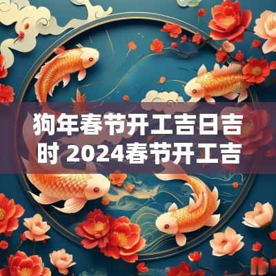 狗年春节开工吉日吉时 2025春节开工吉日吉时