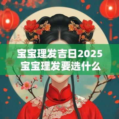 宝宝理发吉日2025 宝宝理发要选什么日子