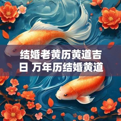 结婚老黄历黄道吉日 万年历结婚黄道吉日
