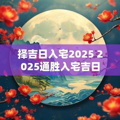 择吉日入宅2025 2025通胜入宅吉日 择吉日入宅2025 2025通胜入宅吉日