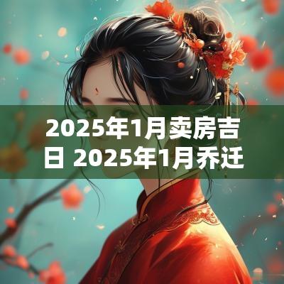 2025年1月卖房吉日 2025年1月乔迁最佳吉日