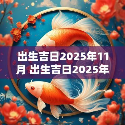 出生吉日2025年11月 出生吉日2025年
