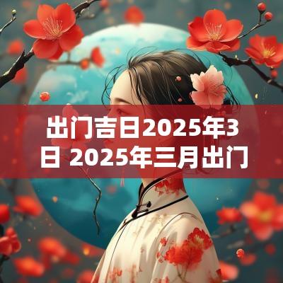 出门吉日2025年3日 2025年三月出门的吉日