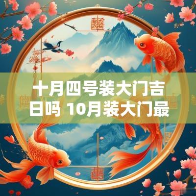 十月四号装大门吉日吗 10月装大门最好的吉日