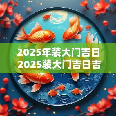 2025年装大门吉日 2025装大门吉日吉时
