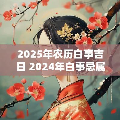 2025年农历白事吉日 2025年白事忌属相怎么推算