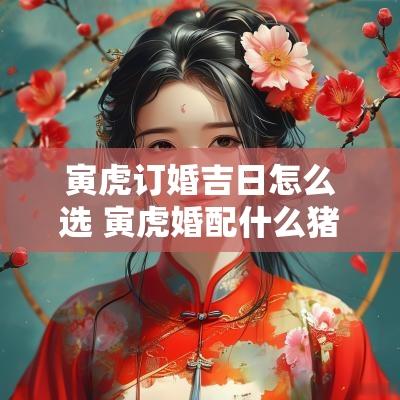 寅虎订婚吉日怎么选 寅虎婚配什么猪好 寅虎订婚吉日怎么选 寅虎婚配什么猪好