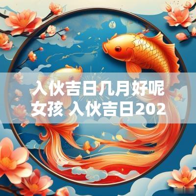 入伙吉日几月好呢女孩 入伙吉日2025