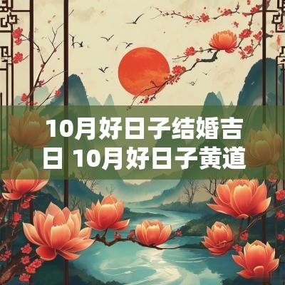 10月好日子结婚吉日 10月好日子黄道吉日