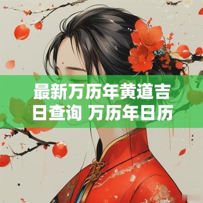 最新万历年黄道吉日查询 万历年日历查询吉日