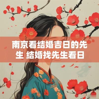 南京看结婚吉日的先生 结婚找先生看日子