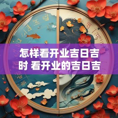 怎样看开业吉日吉时 看开业的吉日吉时怎么看