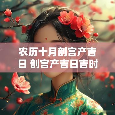 农历十月剖宫产吉日 剖宫产吉日吉时查询