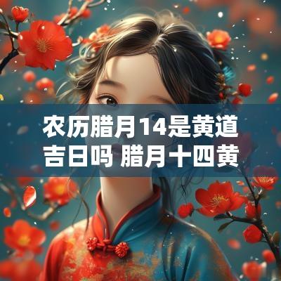 农历腊月14是黄道吉日吗 腊月十四黄道吉日吗