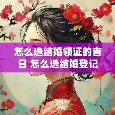 怎么选结婚领证的吉日 怎么选结婚登记的日子