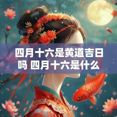 四月十六是黄道吉日吗 四月十六是什么日子农历