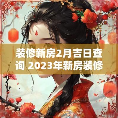 装修新房2月吉日查询 2025年新房装修吉日查询大全