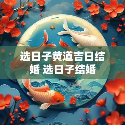 选日子黄道吉日结婚 选日子结婚
