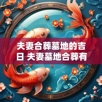 夫妻合葬墓地的吉日 夫妻墓地合葬有规矩