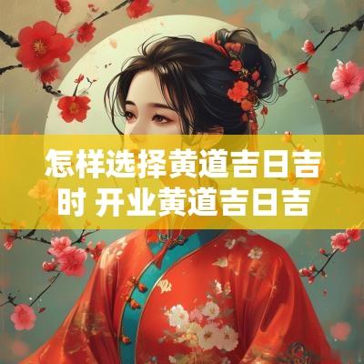 怎样选择黄道吉日吉时 开业黄道吉日吉时查询