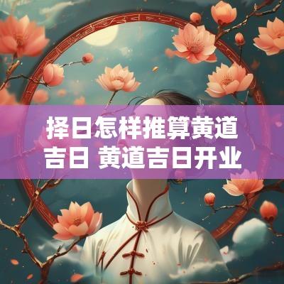 择日怎样推算黄道吉日 黄道吉日开业择日方法