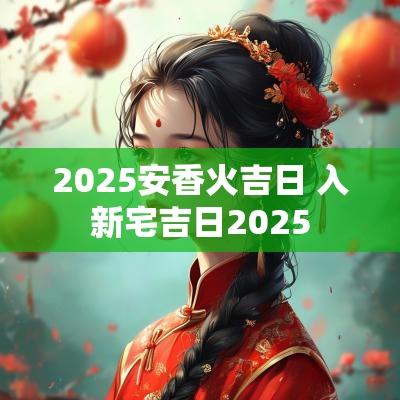 2025安香火吉日 入新宅吉日2025