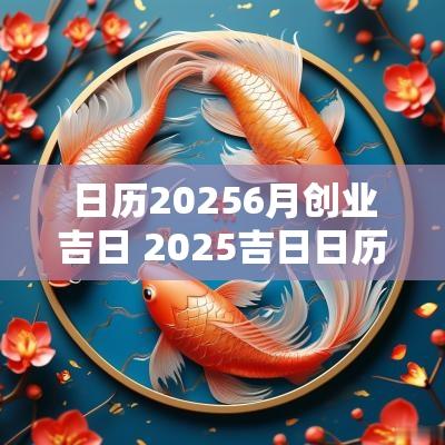 日历20256月创业吉日 2025吉日日历