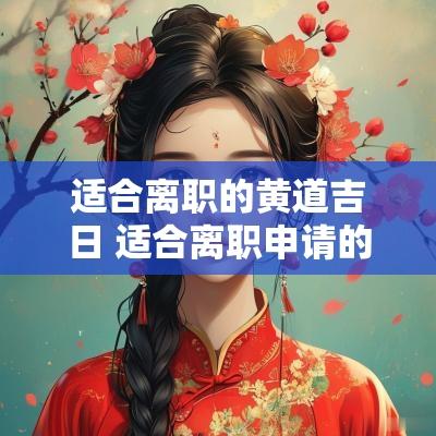 适合离职的黄道吉日 适合离职申请的黄道吉日