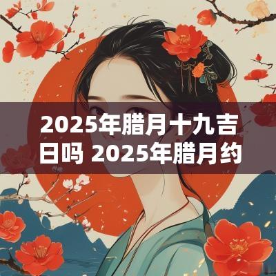 2025年腊月十九吉日吗 2025年腊月约会吉日