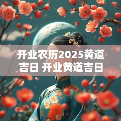 开业农历2025黄道吉日 开业黄道吉日2025年11月一览表