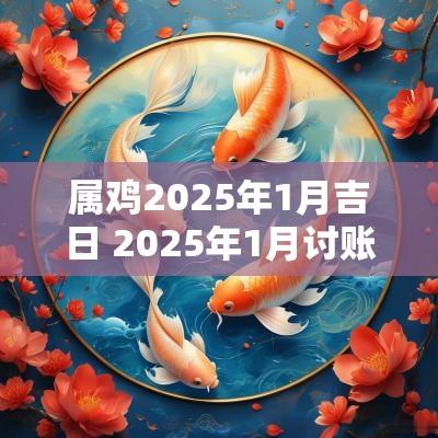 属鸡2025年1月吉日 2025年1月讨账吉日