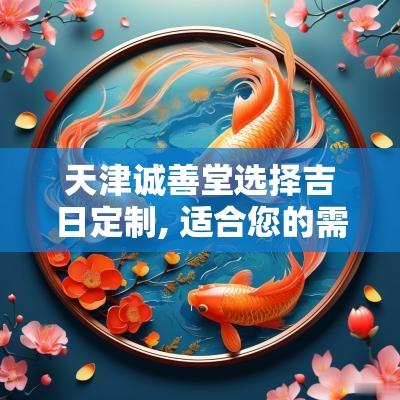 天津诚善堂选择吉日定制, 适合您的需求