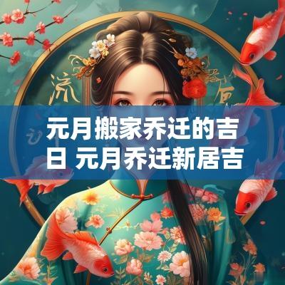元月搬家乔迁的吉日 元月乔迁新居吉日查询
