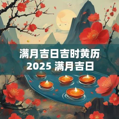 满月吉日吉时黄历2025 满月吉日