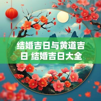 结婚吉日与黄道吉日 结婚吉日大全