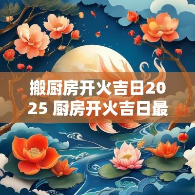 搬厨房开火吉日2025 厨房开火吉日最近
