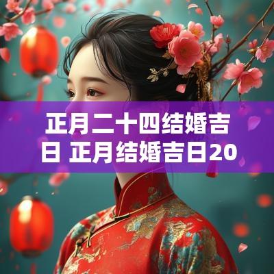 正月二十四结婚吉日 正月结婚吉日2025