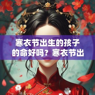 寒衣节出生的孩子的命好吗？寒衣节出生命运分析
