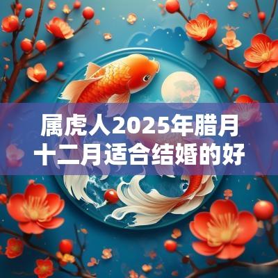 属虎人2025年腊月十二月适合结婚的好日子盘点