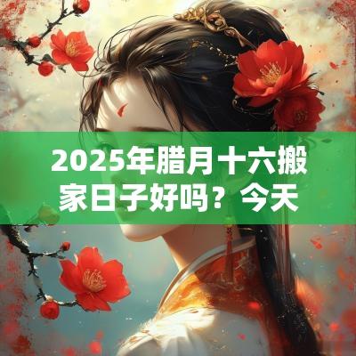 2025年腊月十六搬家日子好吗？今天卦象如何？