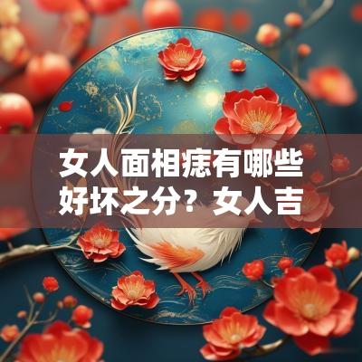 女人面相痣有哪些好坏之分？女人吉凶痣面相图解