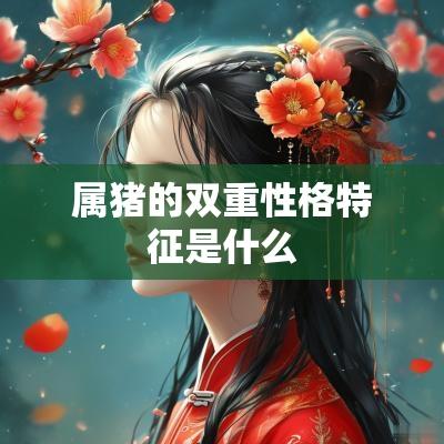 属猪的双重性格特征是什么
