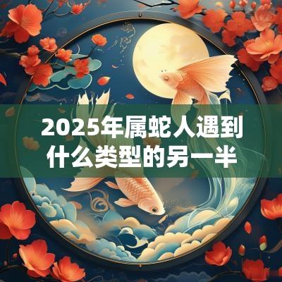 2025年属蛇人遇到什么类型的另一半？