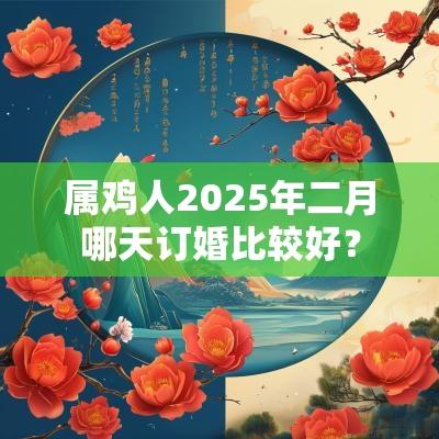 属鸡人2025年二月哪天订婚比较好？