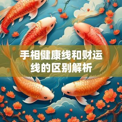 手相健康线和财运线的区别解析