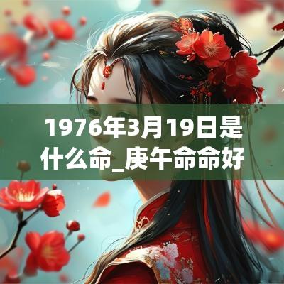 1976年3月19日是什么命_庚午命命好不好