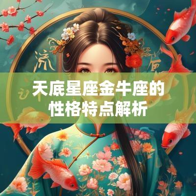 天底星座金牛座的性格特点解析