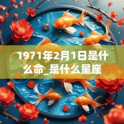 1971年2月1日是什么命_是什么星座